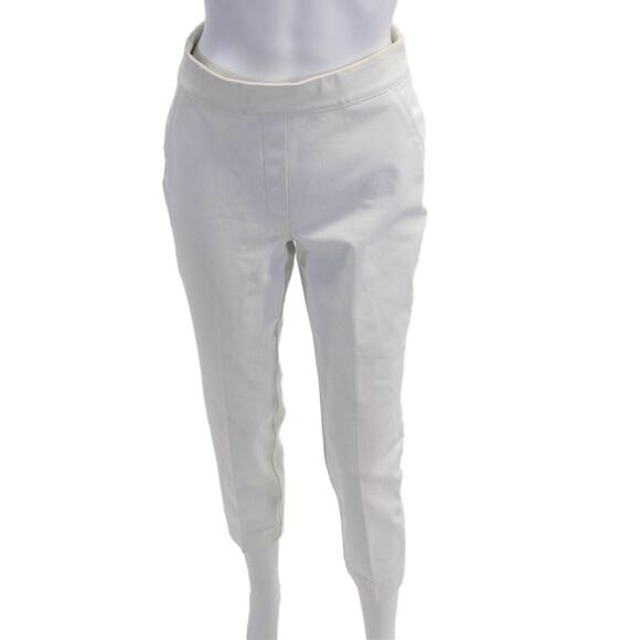 Spanx Pants - Spanx Women Ankle Cropped Pants White Size S